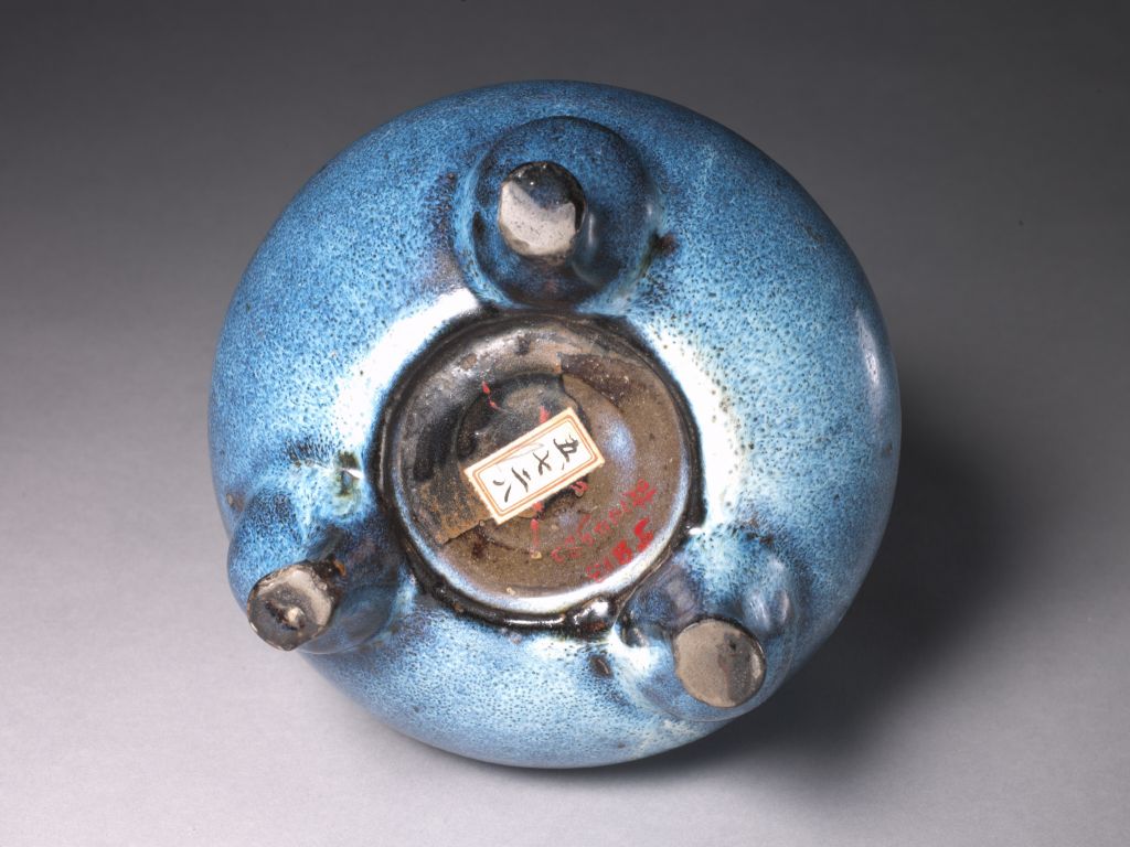 图片[2]-Shiwan kiln imitation Jun glaze tripod furnace-China Archive